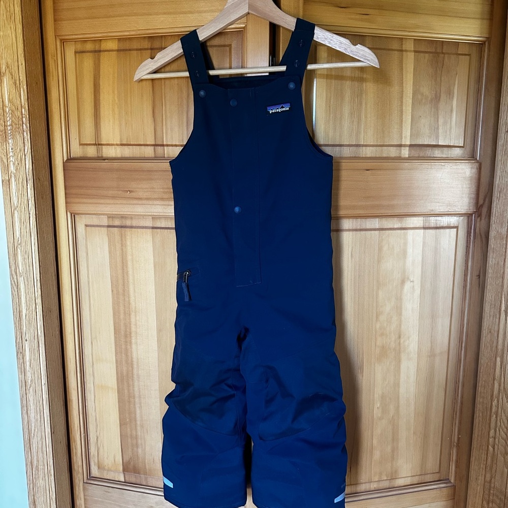 Patagonia Kids' Navy Snow Bib Overalls